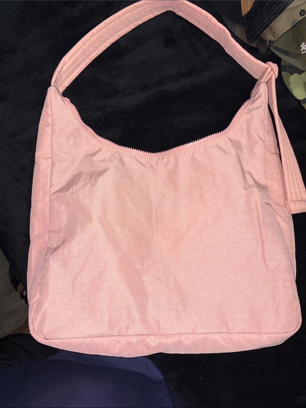 BAGGU Nylon Shoulder Bag - Rose Tan